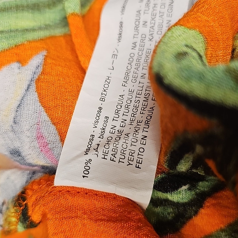 ZARA Multicolored Cut-Out Printed Maxi Dress – Size Large - Picture 13 of 16